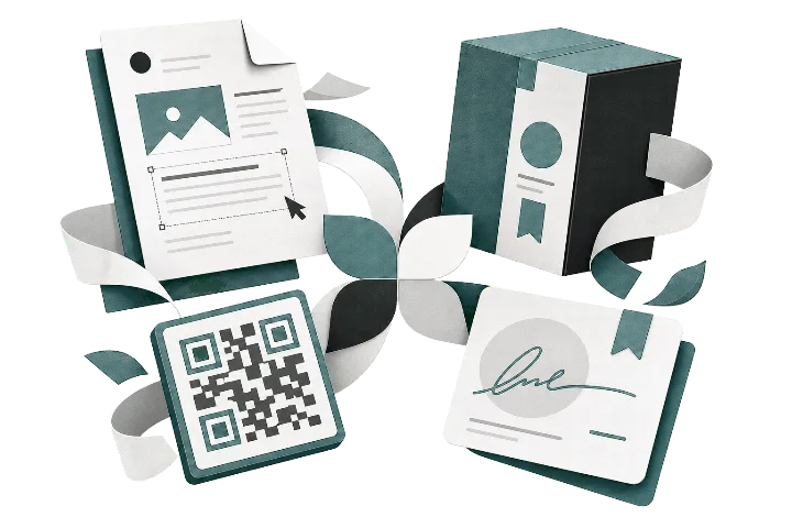 PDF editing, label making, QR generation and document signing connected in the Ofyz suite